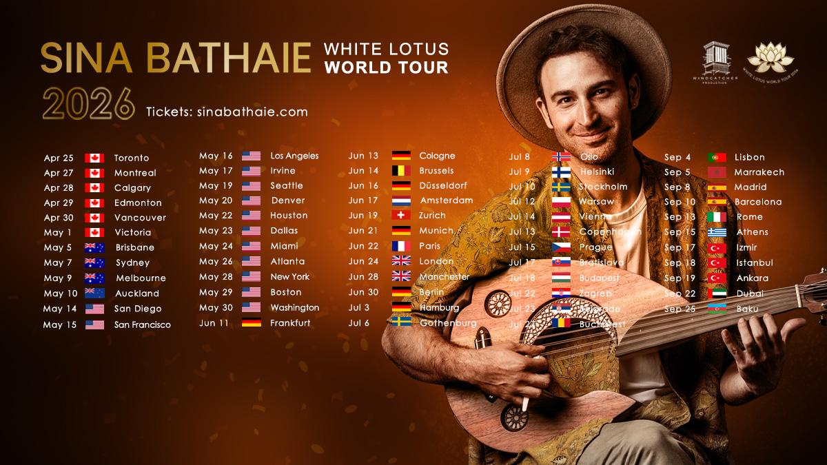 Sina Bathaie White Lotus World Tour - Live in Lisbon
