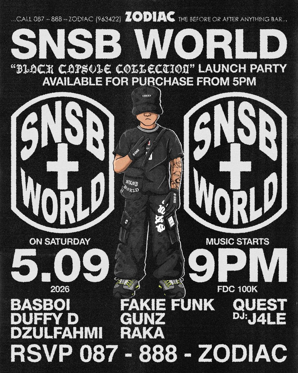 SNSB 'BLACK CAPSULE COLLECTION' RELEASE PARTY