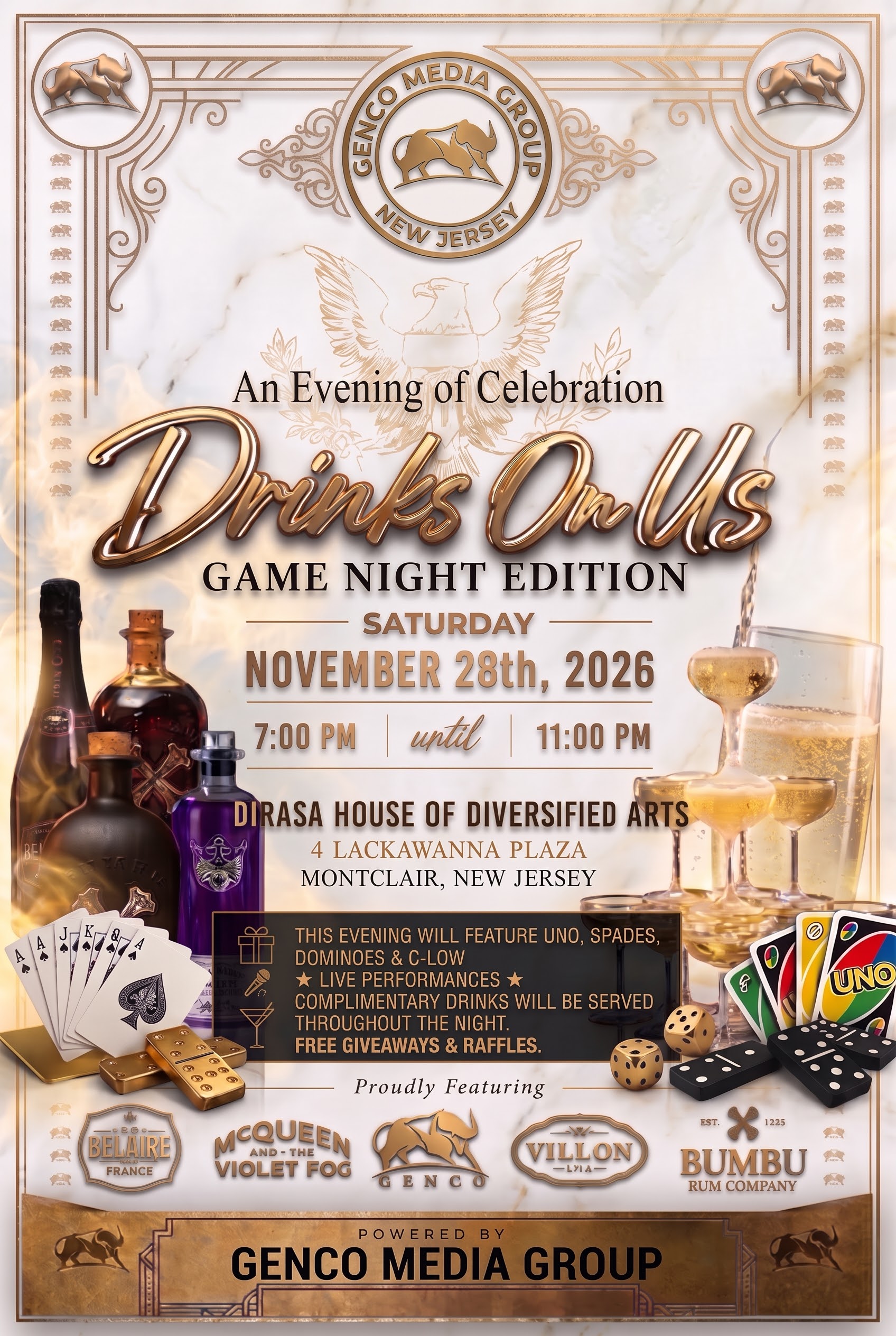 #DrinkOnUs #GameNight