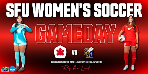 SFU Women's Soccer vs. Montana State University Billings