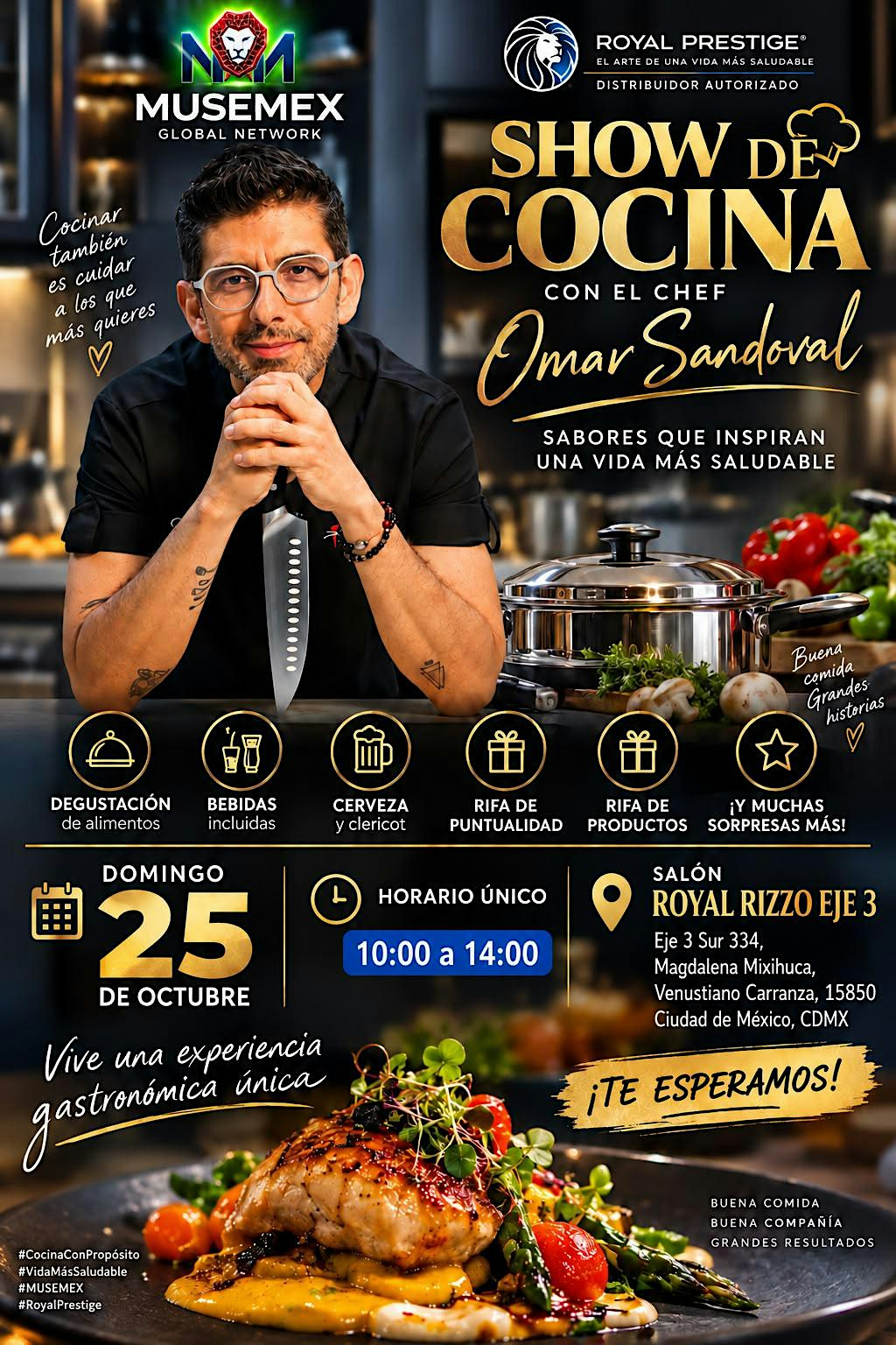 SHOW DE COCINA CON OMAR SANDOVAL