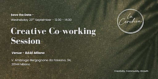 Coworking Session - BASE Milano.