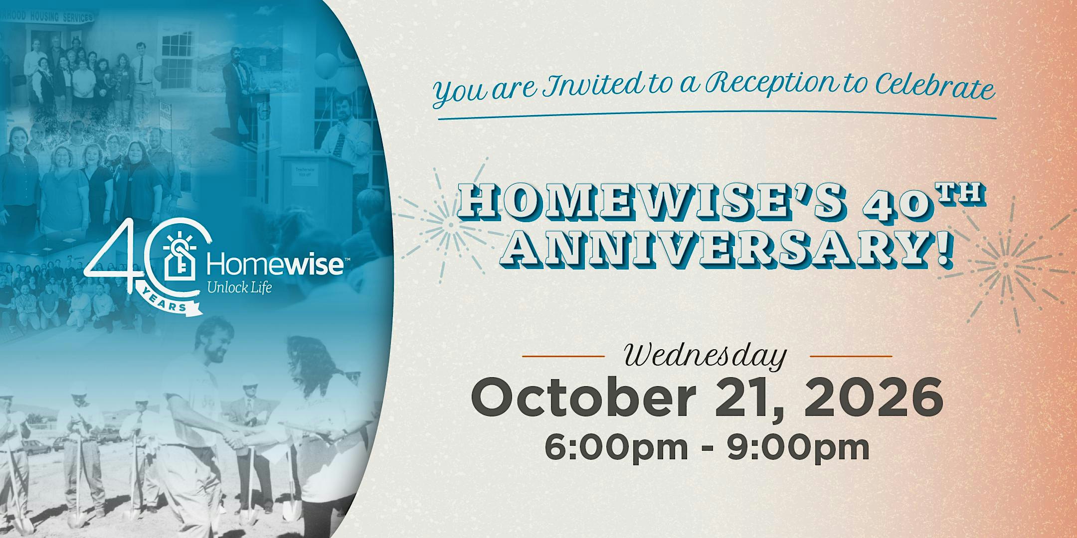 Homewise's 40th Anniversary