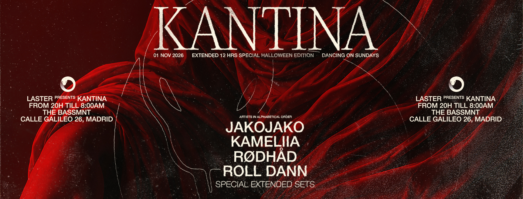Laster Club presents KANTINA SPECIAL HALLOWEEN WEEKENDER