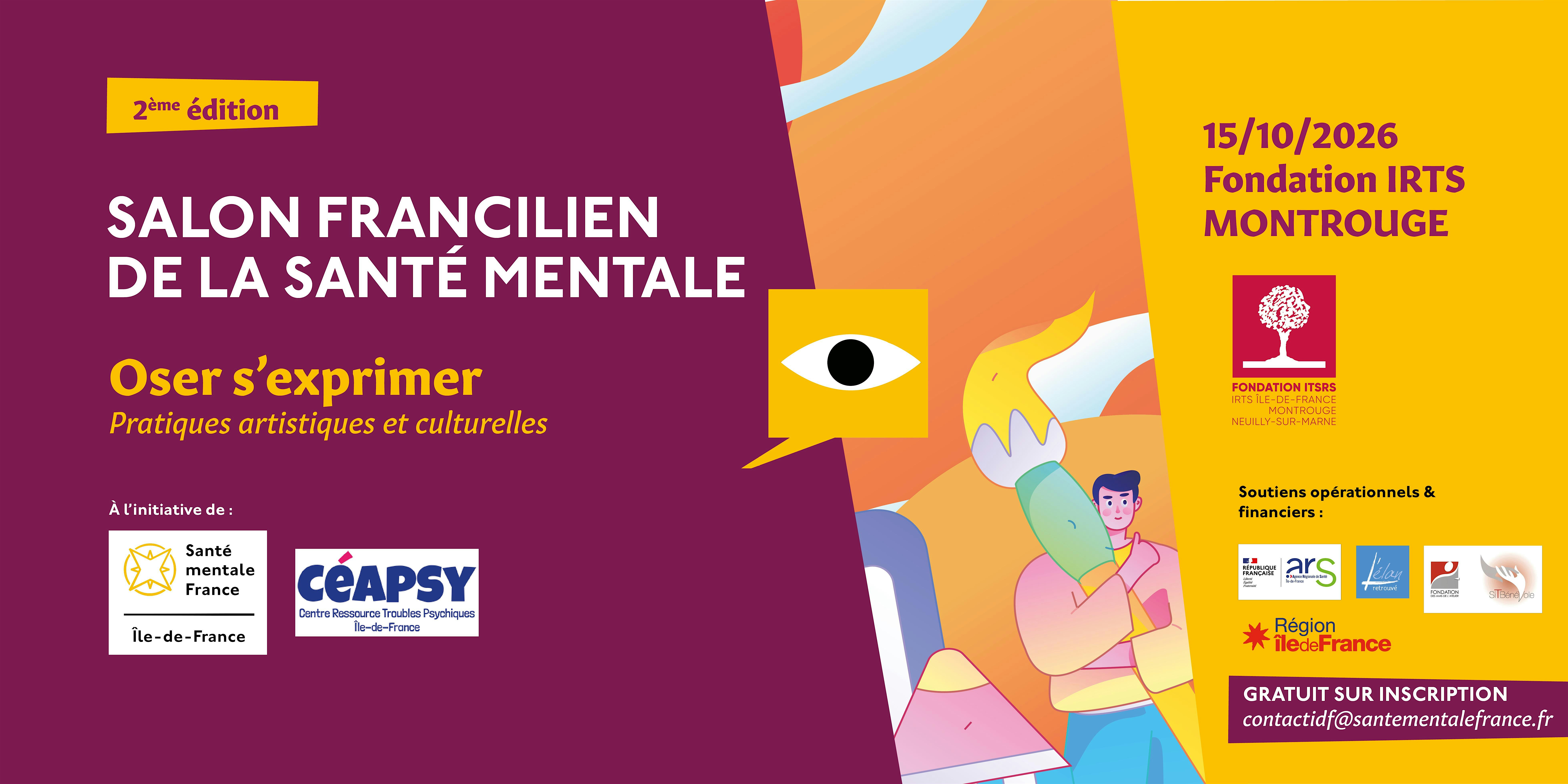 SALON FRANCILIEN DE LA SANTÉ MENTALE - Pratiques artistiques & Culturelles
