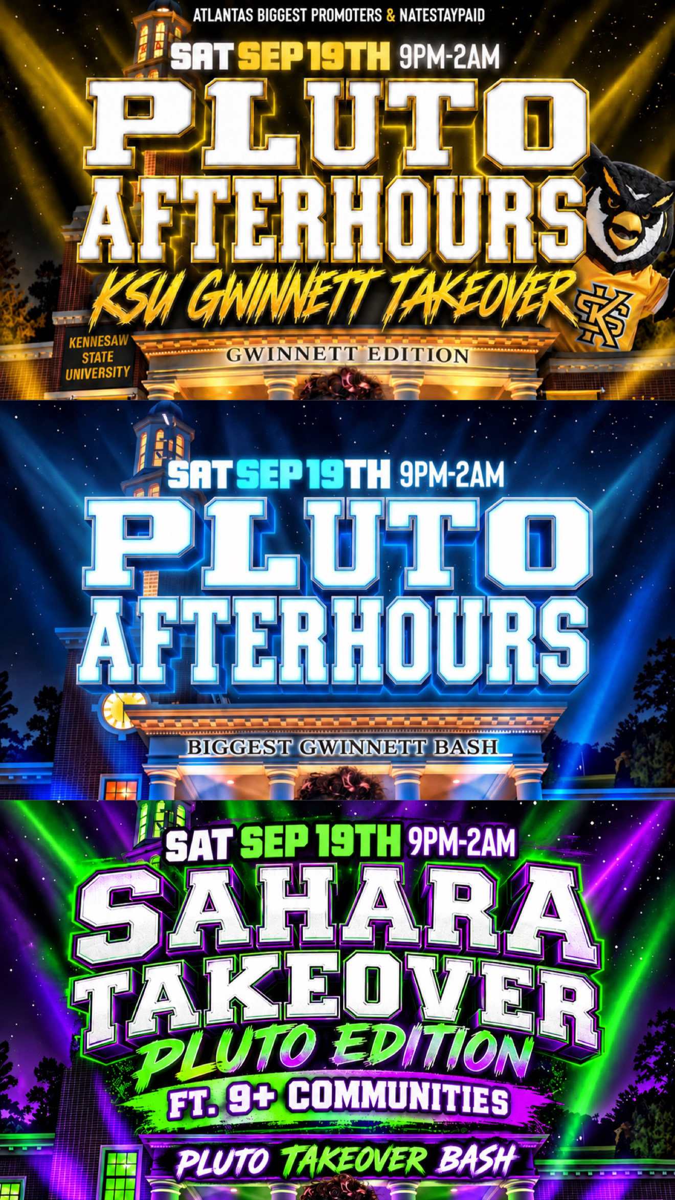 PLUTO AFTERHOURS AT SAHARA