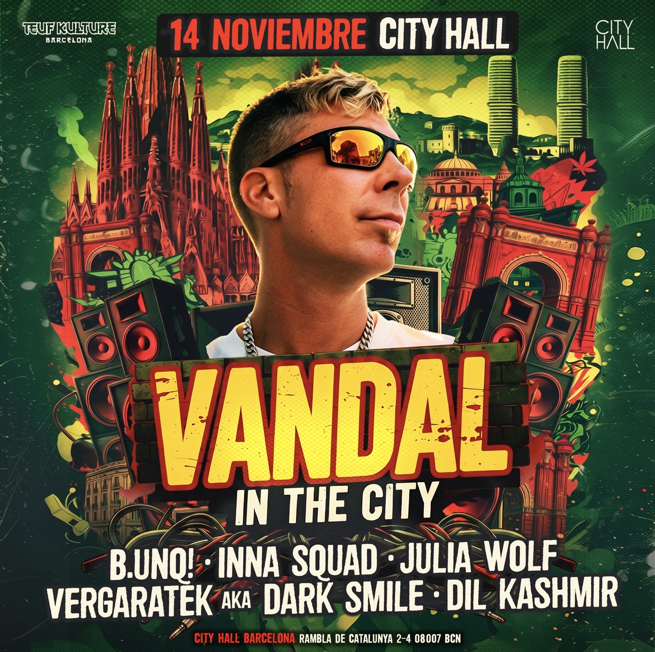 VANDAL IN THE CITY - RAGGATEK, HARDTEK & TEKNO - MAIN ROOM l TEUF KULTURE