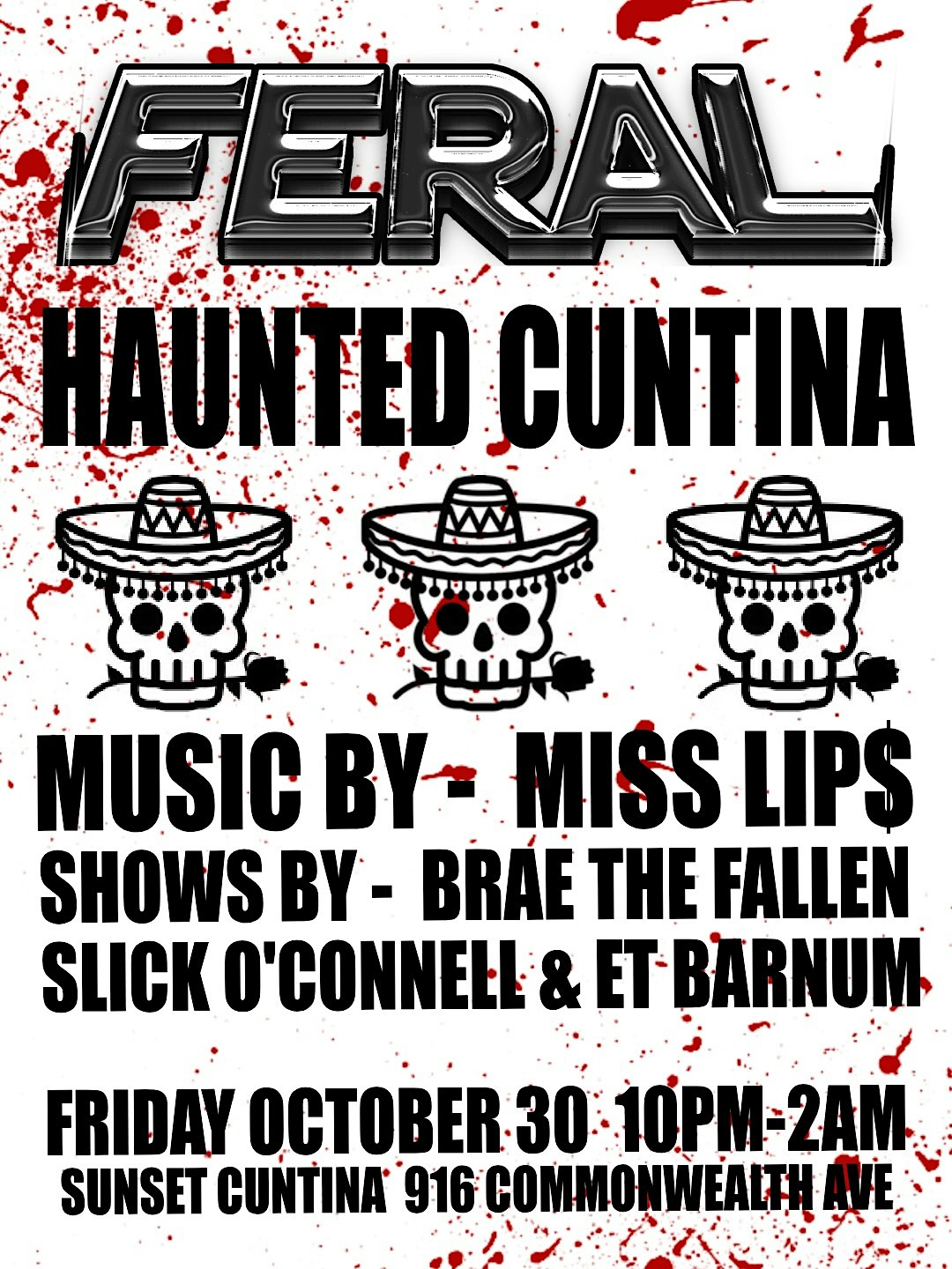 FERAL HAUNTED CUNTINA | HALLOWEEN AT SUSNET CANTINA!!