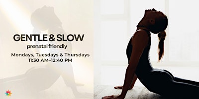 Gentle & Slow Yoga | Prenatal-Friendly | Miami Beach