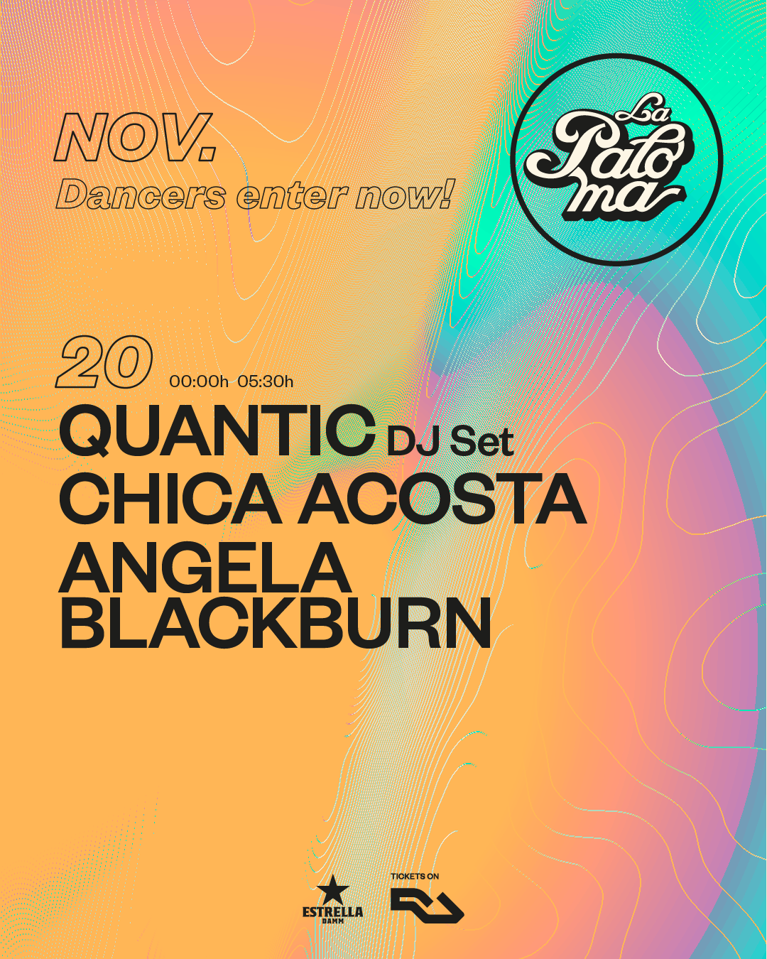 La Paloma presents: Quantic Dj set + Chica Acosta + Angela Blackburn