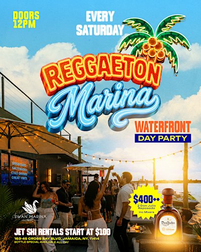 Saturday Reggaeton Marina Waterfront Day Party | NYC Events Guide
