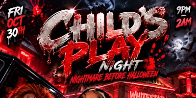 CHILDS PLAY NIGHTMARE BEFORE HALLOWEEN *WHITESTAR*