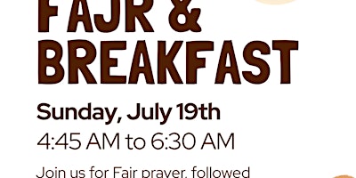 Fajr & Breakfast - October