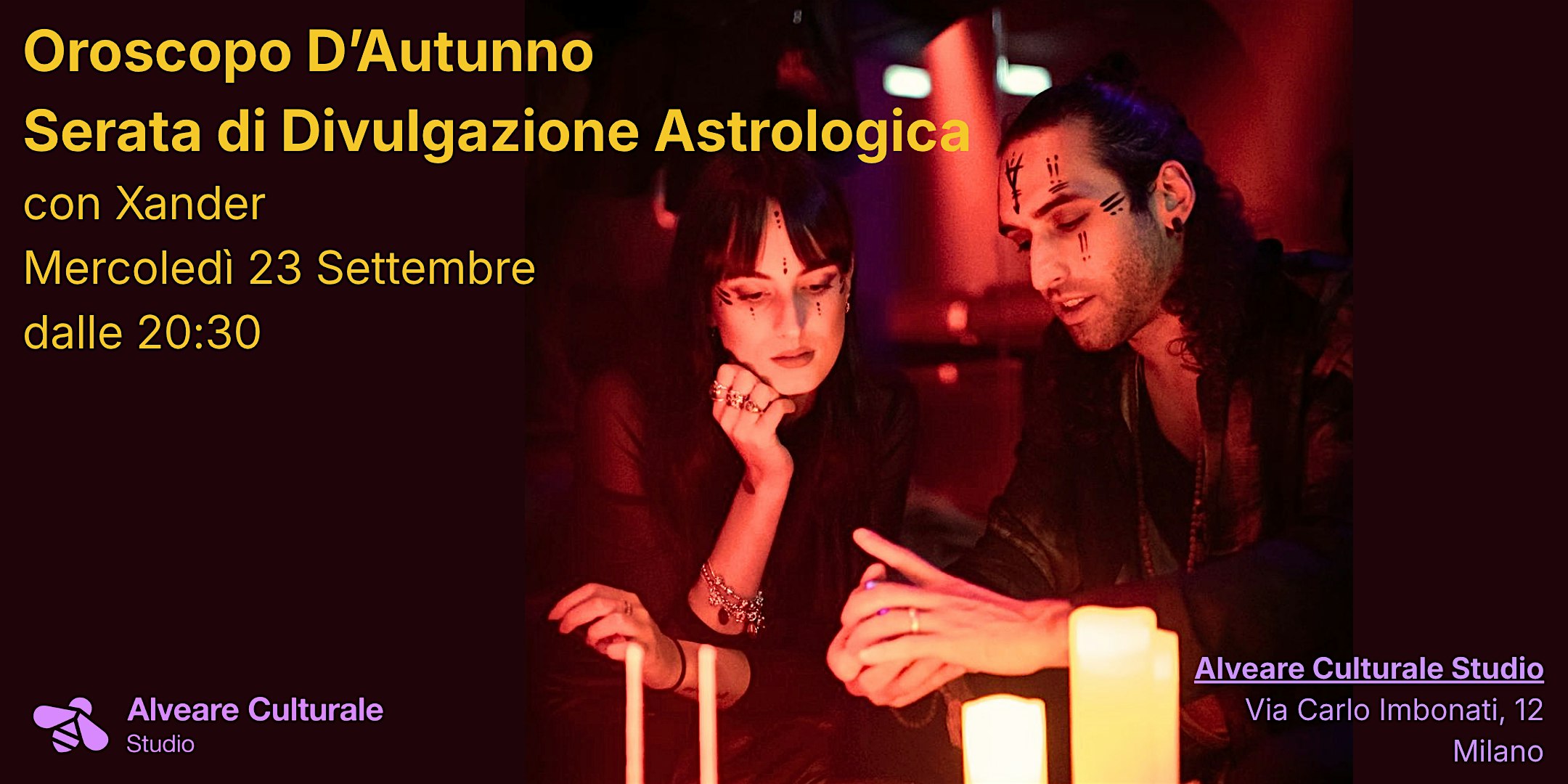 OROSCOPO D'AUTUNNO, Serata di divulgazione astrologica con Xander