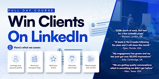 Win Clients on LinkedIn - Full Day Course - MANCHESTER Social Selling
