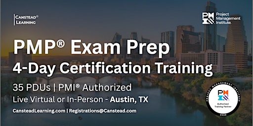 PMP® Exam Prep Certification Training (Austin) - 2 Weekends (Sat - Sun)