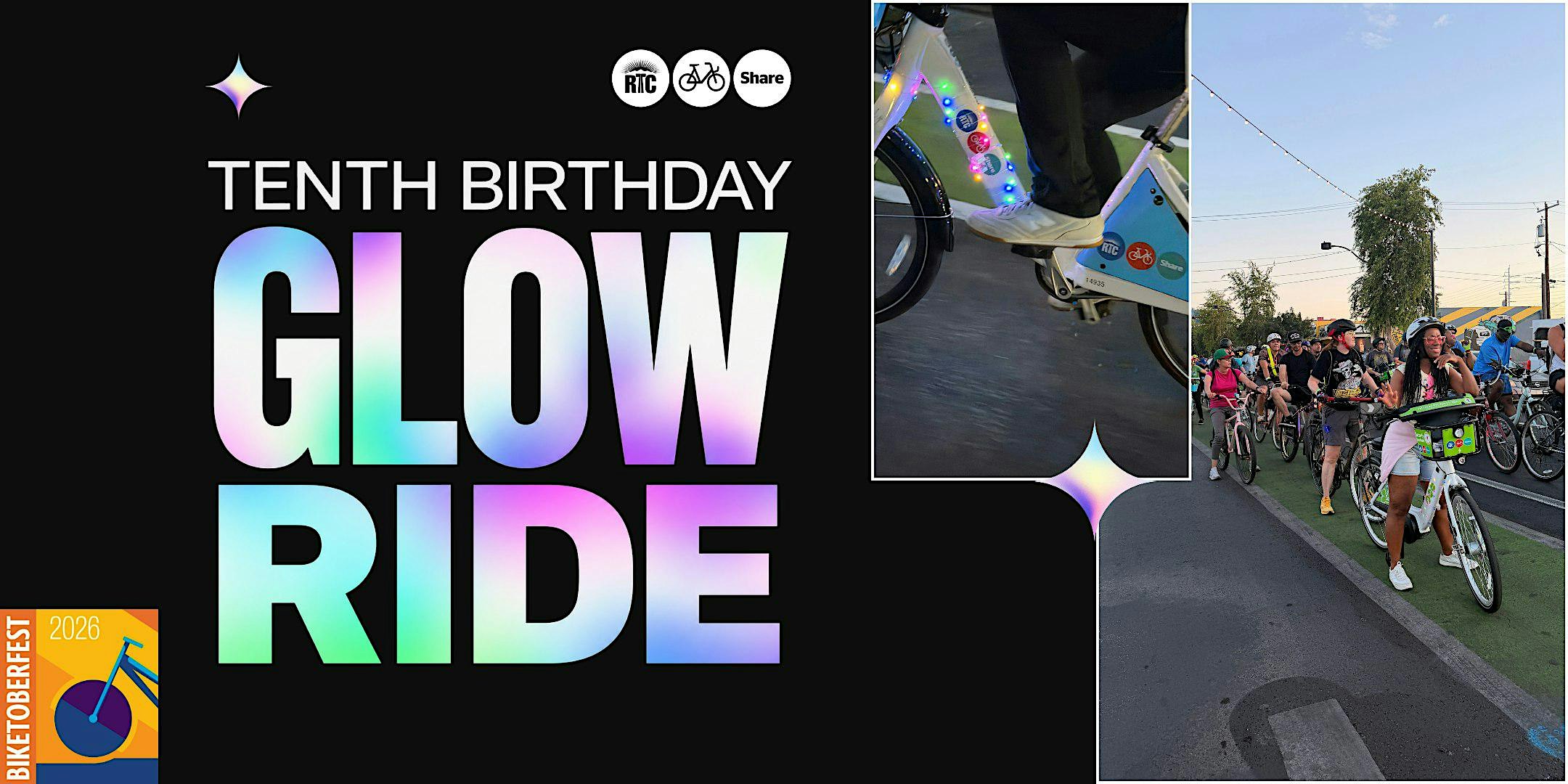 RTC Bike Share Tenth Birthday Glow Ride