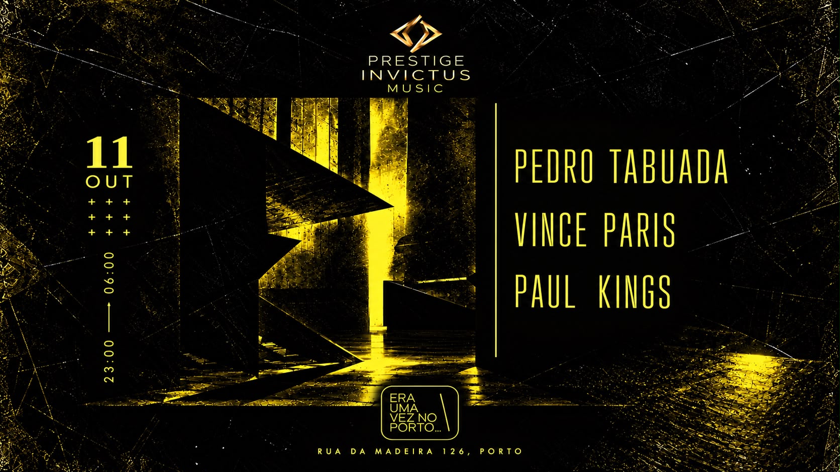 DOMINGO 11 OUT - PEDRO TABUADA / VINCE PARIS / PAUL KINGS