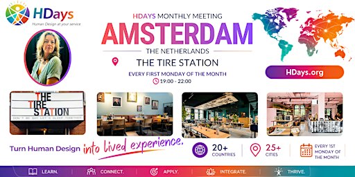 HDays Monthly Meeting in Amsterdam at Conscious Hotel - The Tire Station