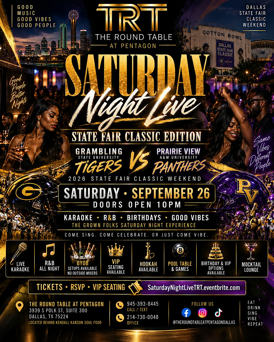 Saturday Night Live: State Fair Classic Edition | GSU vs PV Weekend