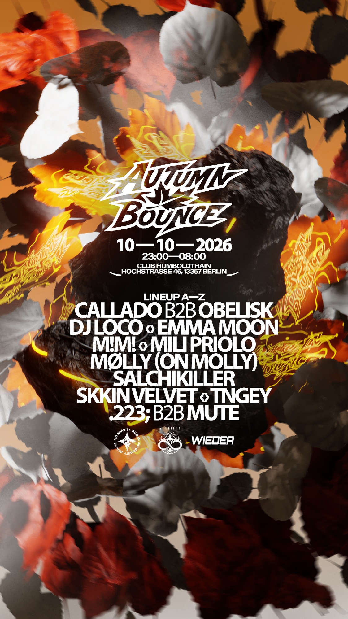 AUTUMM BOUNCE: NO GRAVITY x ETERNITY x WIEDER