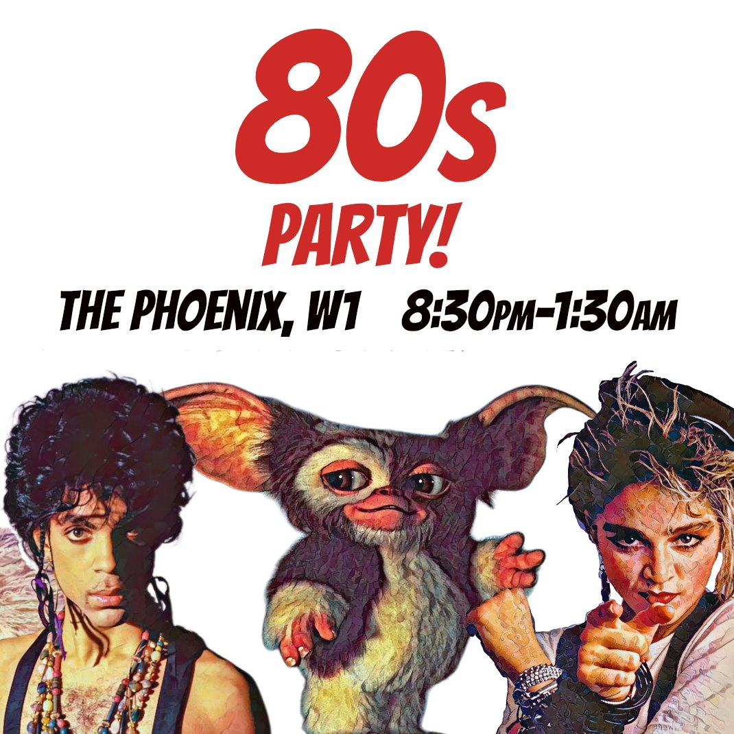 The 80s Party - November 2026 (18+)