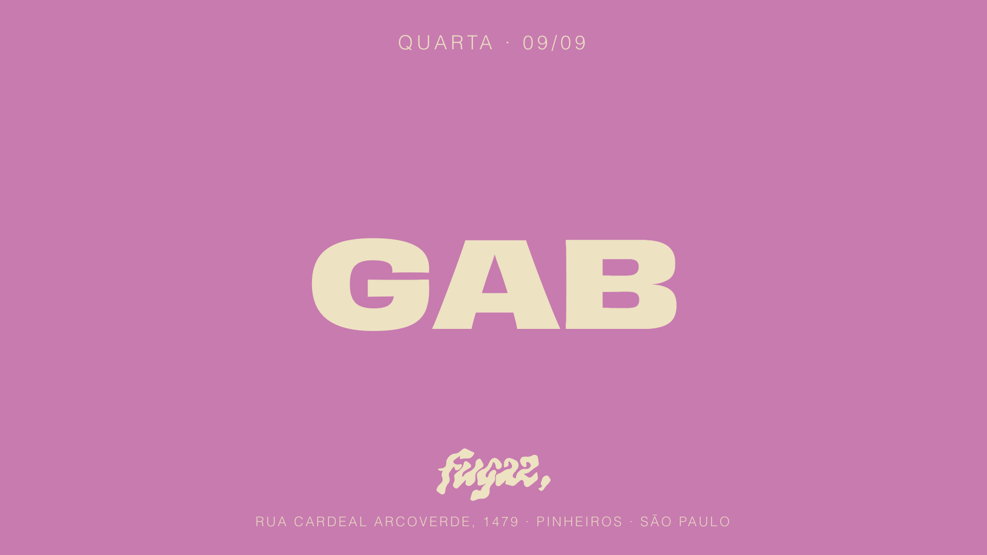 Fugaz recebe Gab
