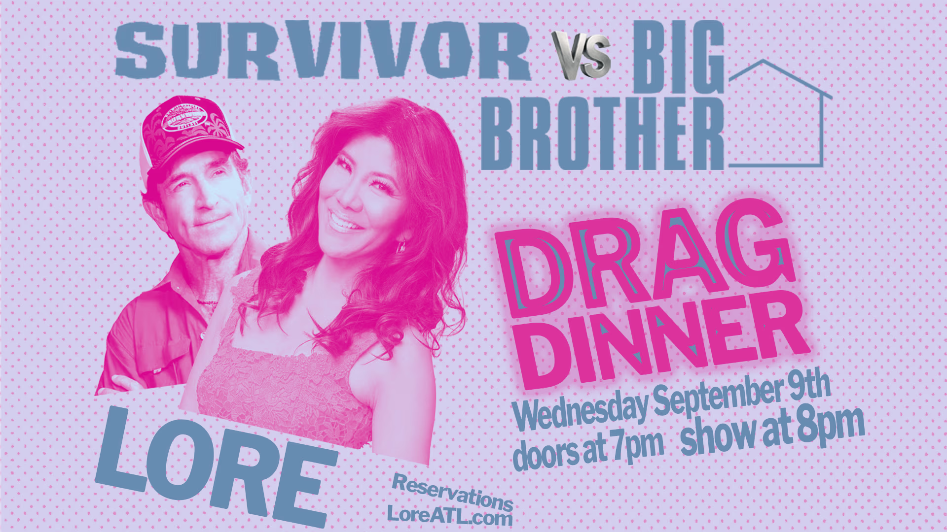 Survivor Vs Big Brother: Drag Dinner