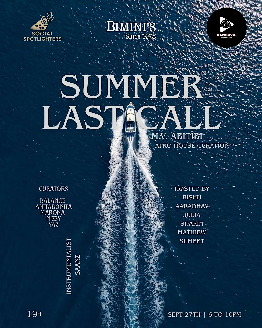 SUMMER LAST CALL