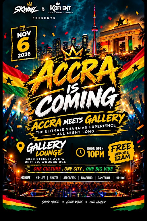 ACCRA IS COMING