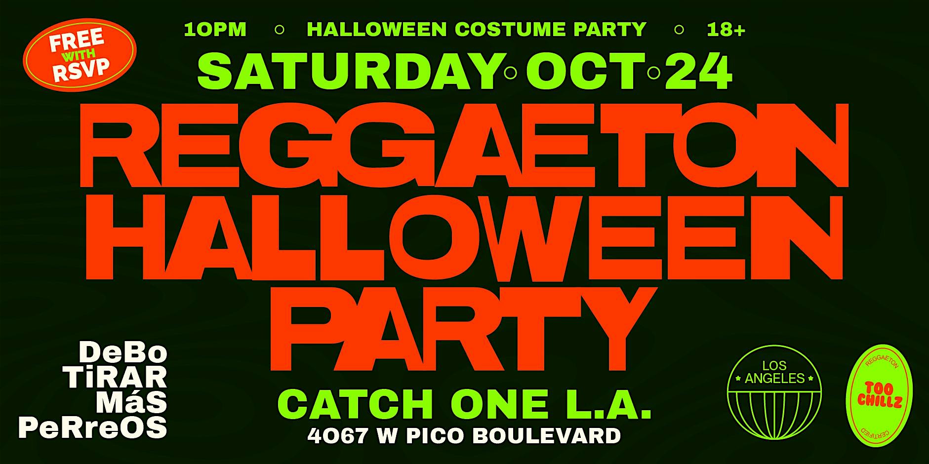 REGGAETON HALLOWEEN PARTY @ CATCH ONE LOS ANGELES