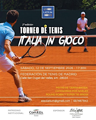 Torneo de Tenis - ITALIA IN GIOCO