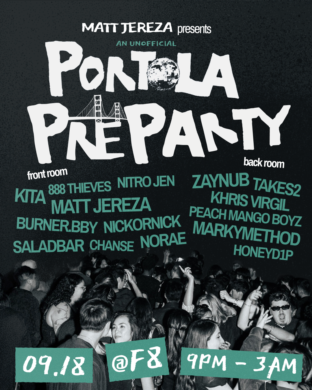 Matt Jereza presents: PORTOLA PRE-PARTY