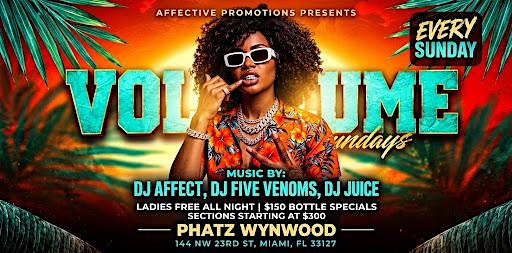 Volume Sundays @ Phatz Wynwood