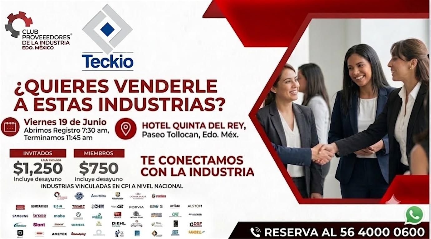 Networking 100% Industrial en Metepec Estado de México