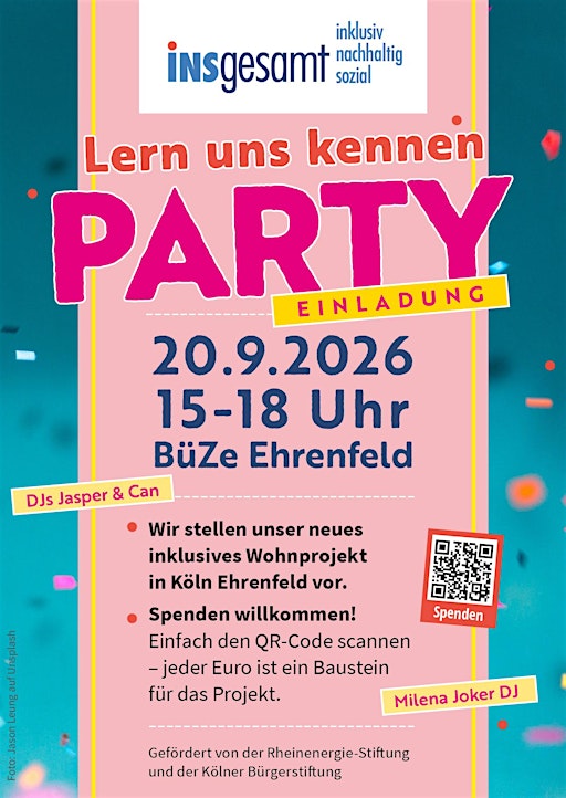 "Lern uns kennen" PARTY!