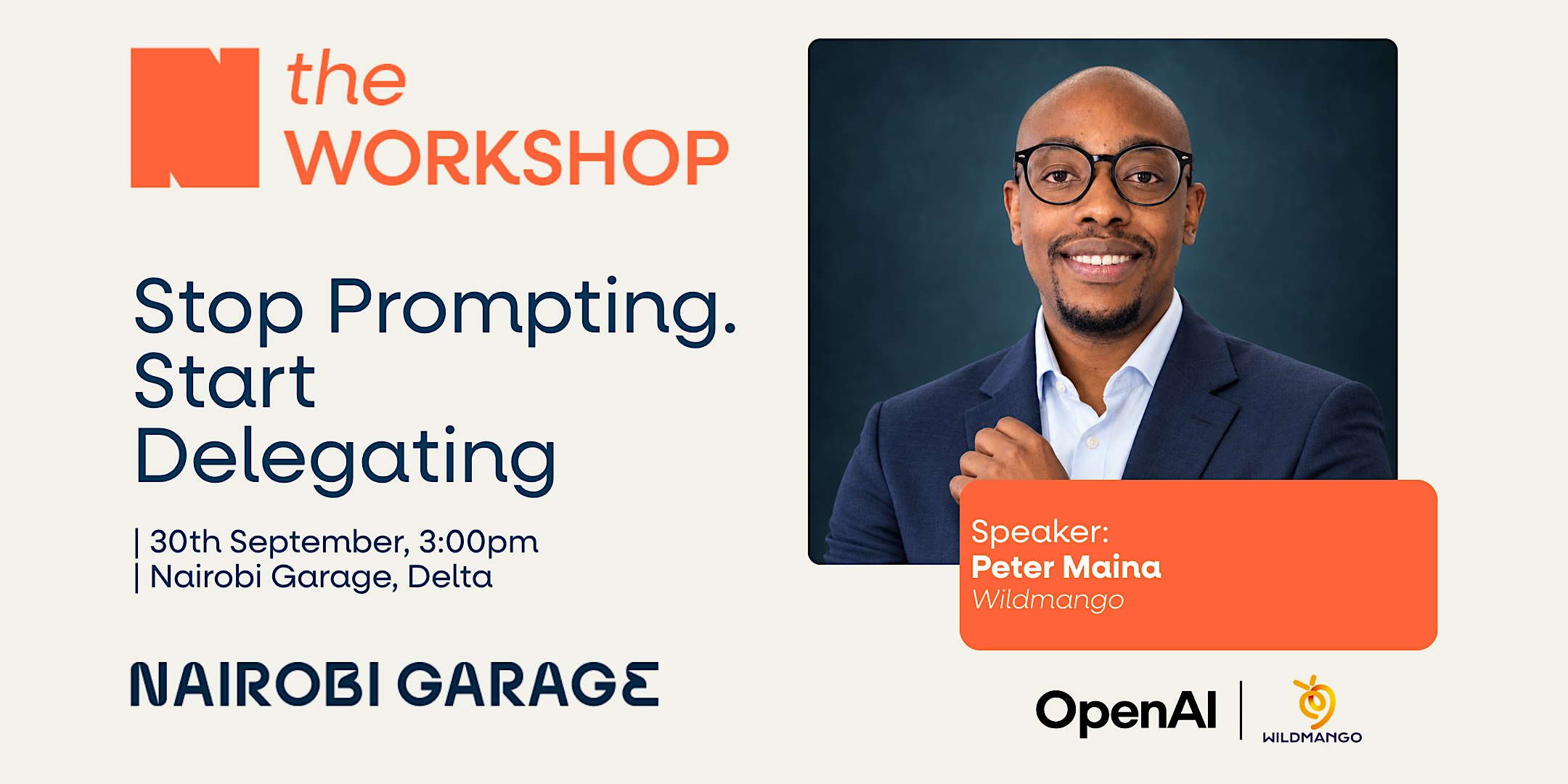 Workshop // Stop Prompting. Start Delegating.
