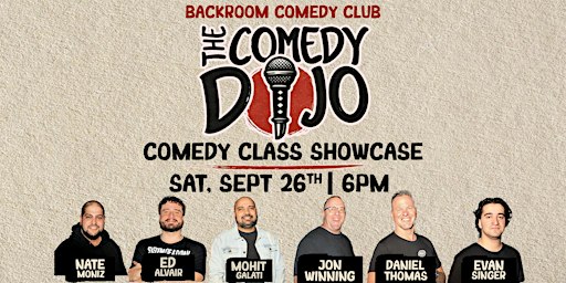 The Comedy Dojo Comedy Class Showcase | Backroom Comedy Club