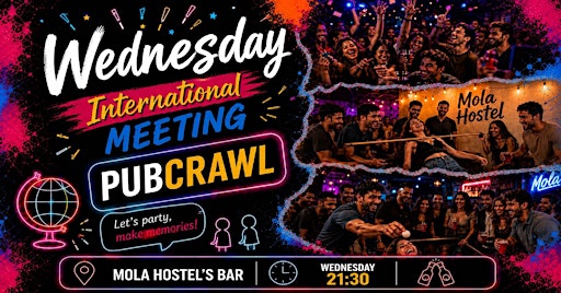 NOCHE DE BEERPONG & PARTY PUBCRAWL!
