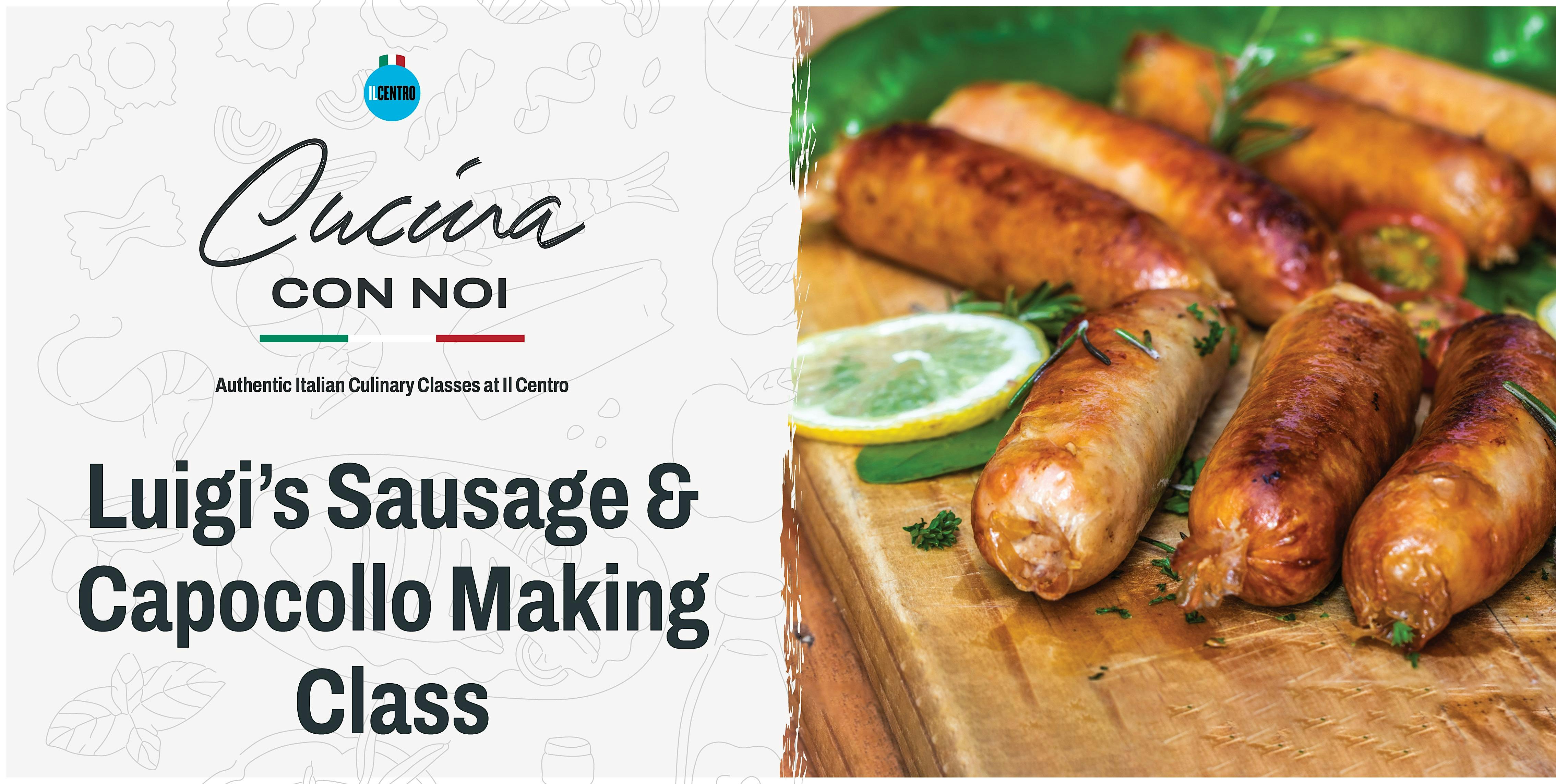 Italian Capocollo and Sausage Making Class / 2-days