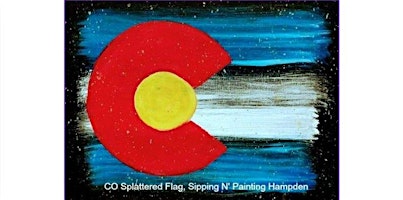 CO Splattered Flag  Saturday,  September 19th  3:00pm $35