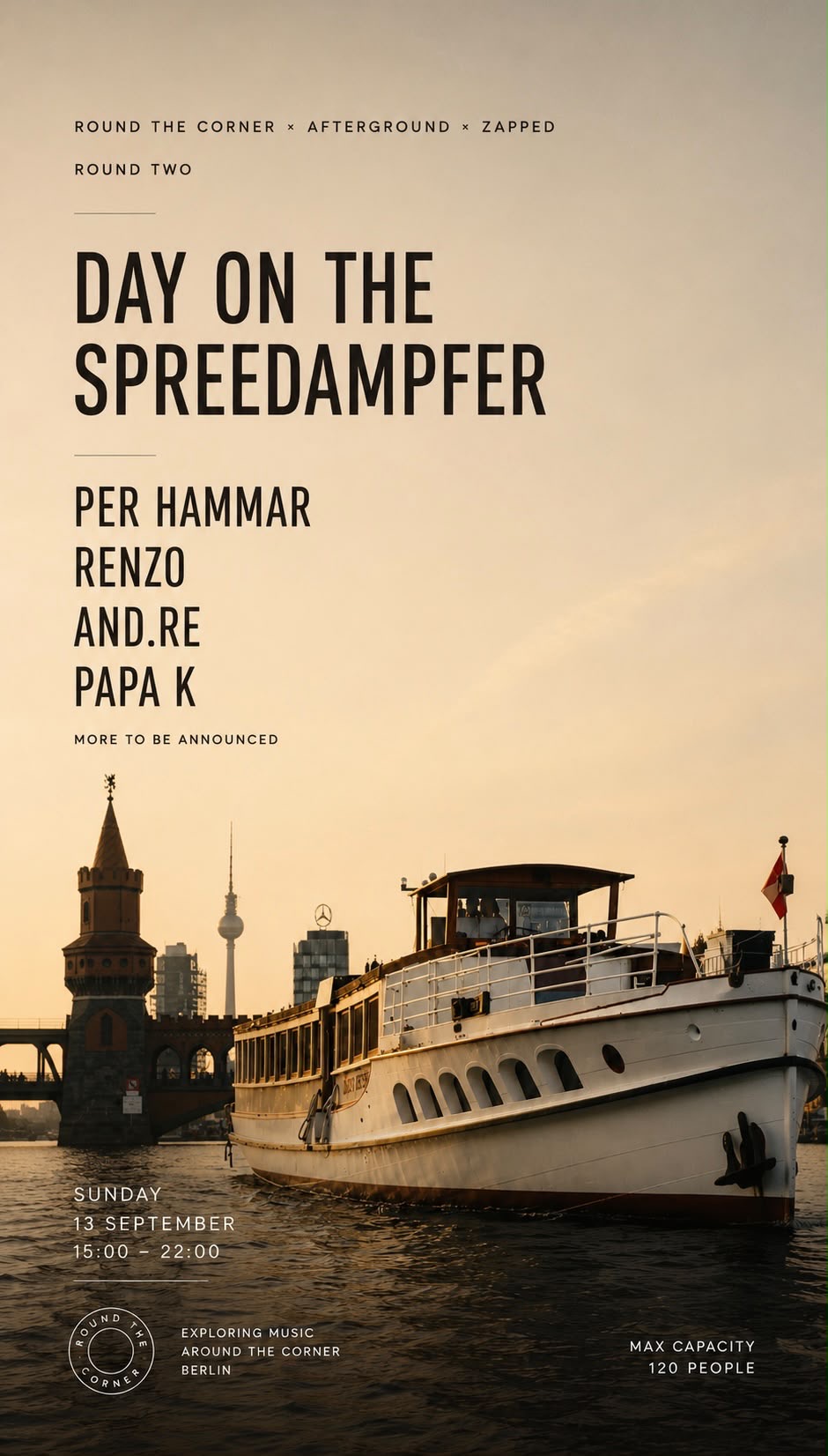 DAY ON THE SPREEDAMPFER (BOAT PARTY)