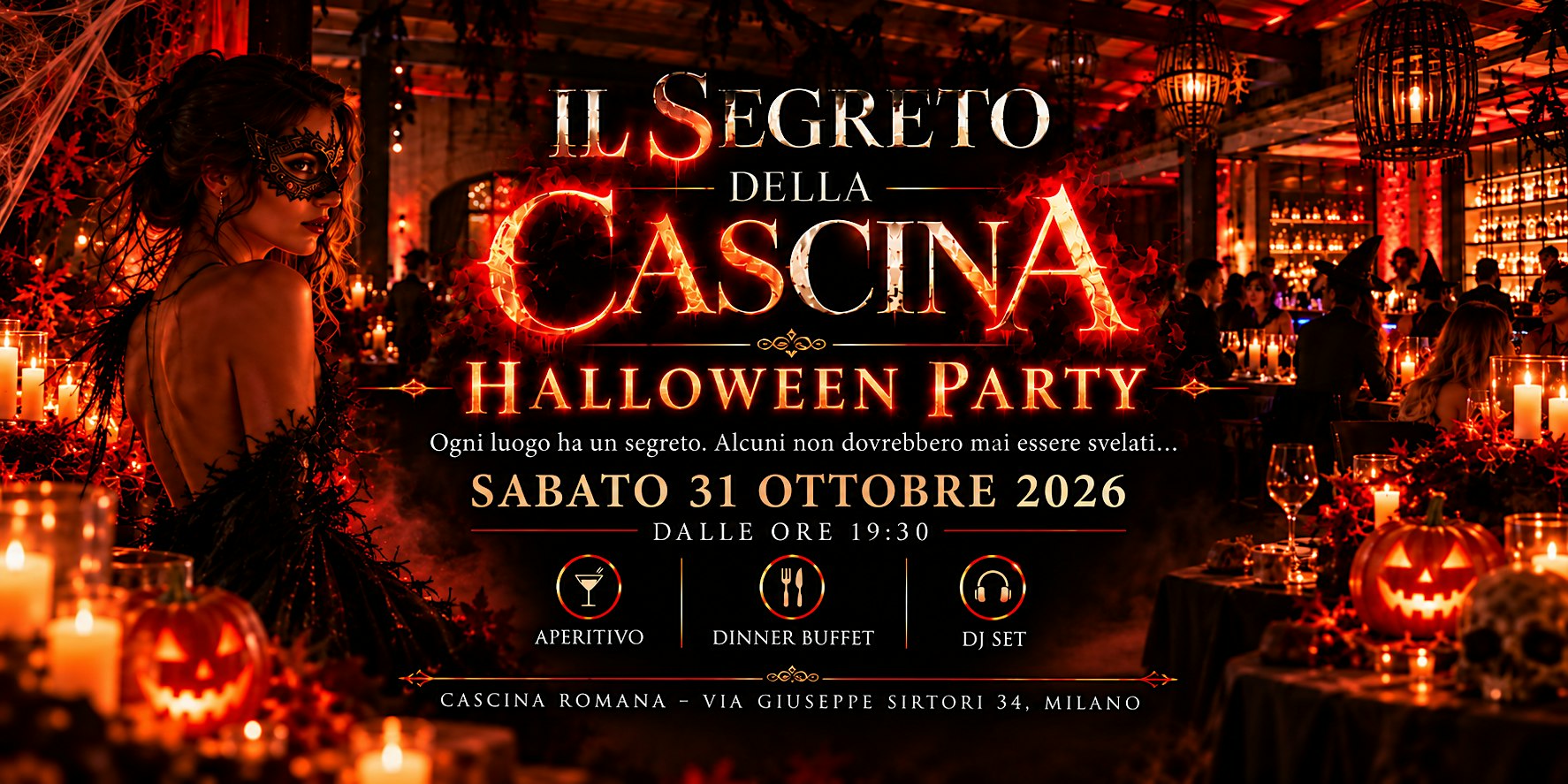 IL SEGRETO DELLA CASCINA – HALLOWEEN PARTY Milano 2026 @ Cascina Romana