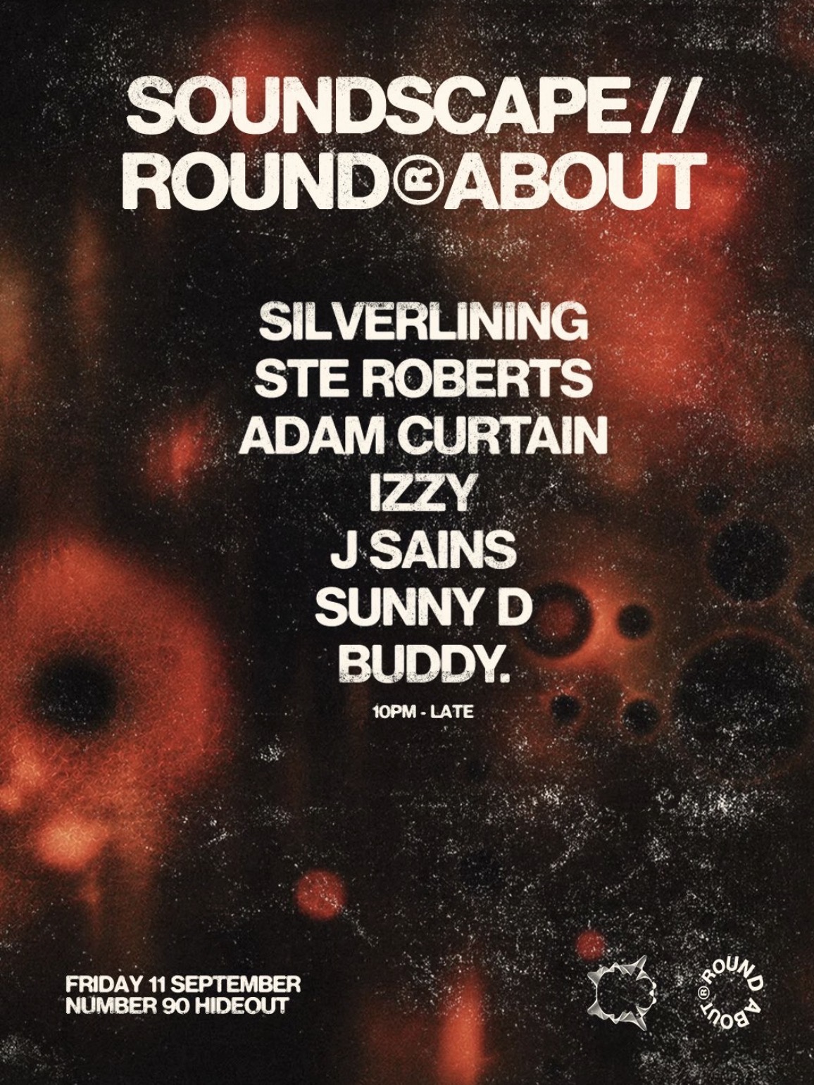 Soundscape x Round About present: 90 Hideout