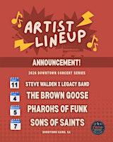 Downtown Getdown Concert- Sept 5th