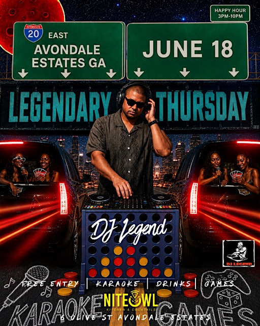 Legendary Thursdays with DJ Legend & Friends
