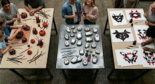 Trick or Trace: Halloween Art Stations