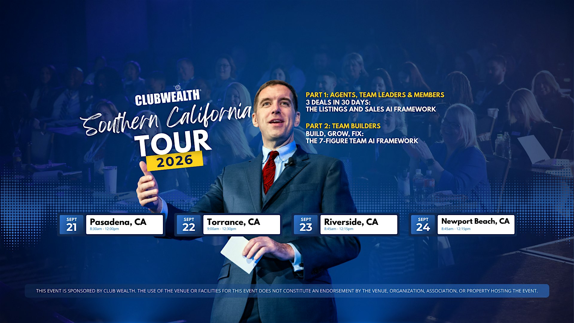 Club Wealth - Two Events One Day! | Pasadena, CA