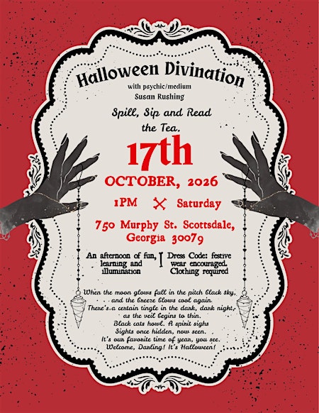 Halloween Divination with Psychic/Medium Susan Rushing
