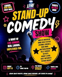 SUFTP Stand Up Comedy Show!  Sun 9/13 @ 7pm
